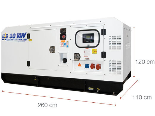 PLANTA EL�CTRICA 30 KW AC�STICA