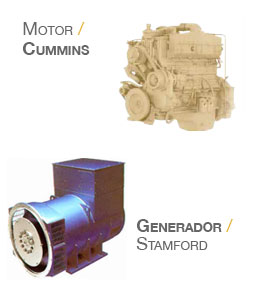 Motor cummins, tablero de control y trasferencia